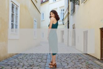 Zelené multifunkčné šaty od slovenskej značky